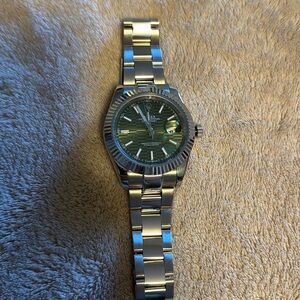 Men’s Rolex Replica Green & Silver ‼️‼️‼️‼️
